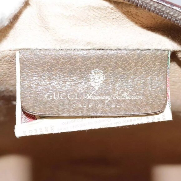 GUCCI Web Sherry Line GG Supreme Shoulder Bag - Picture 14 of 16